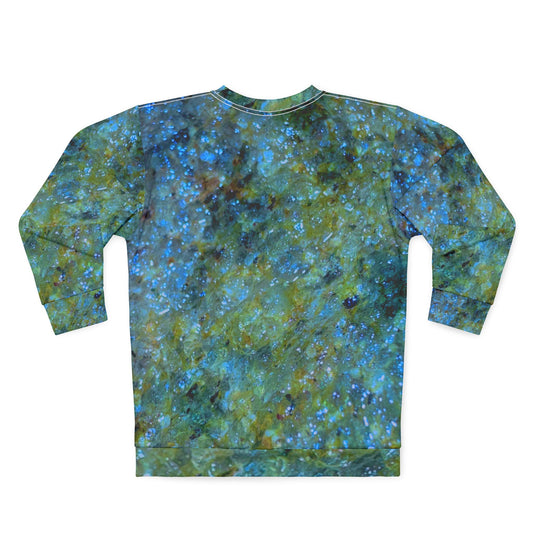 "Prism Flow" All-Over Print Unisex Crystal Sweatshirt