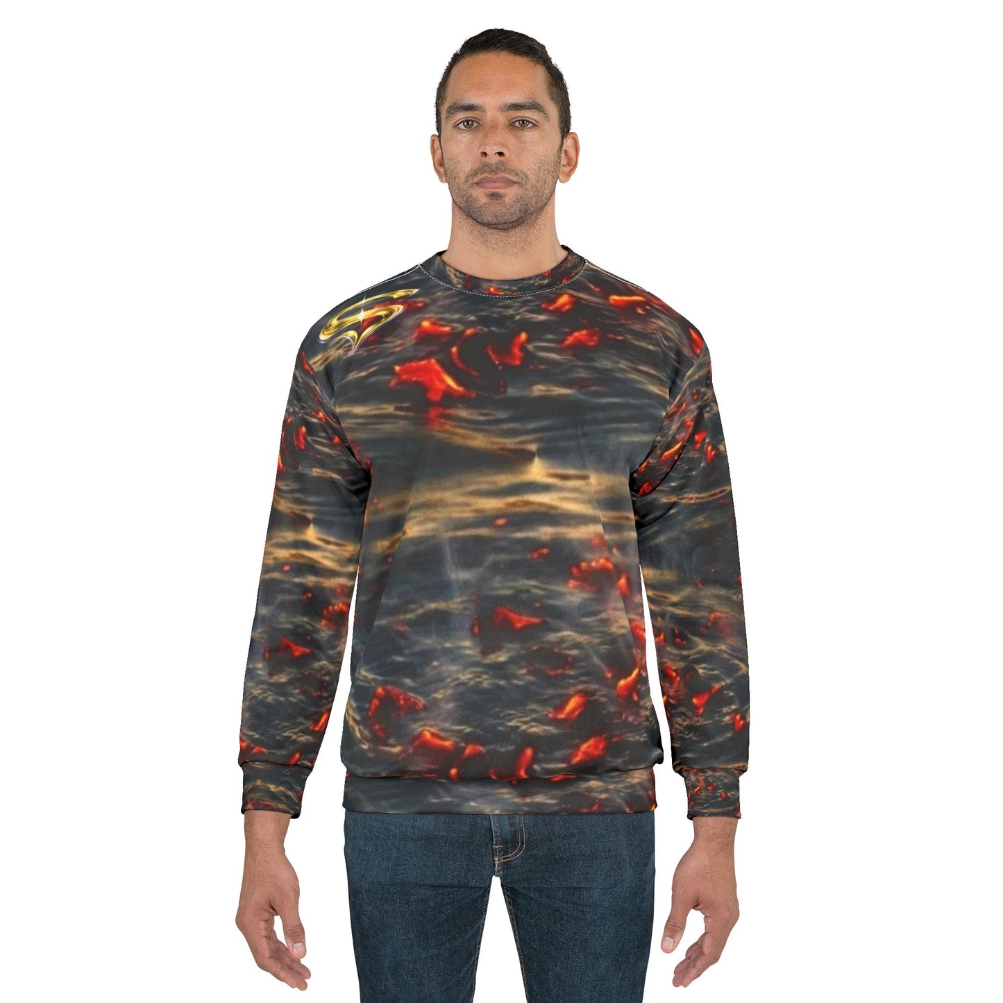 Embers Beneath the Waters™ Crewneck — SPIRYLIT Depths Collection
