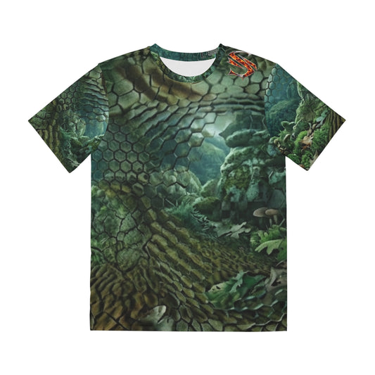 NUMEN NATURAE Hex-Jungle Tee – SPIRYLIT "Verdant Mesh" Edition