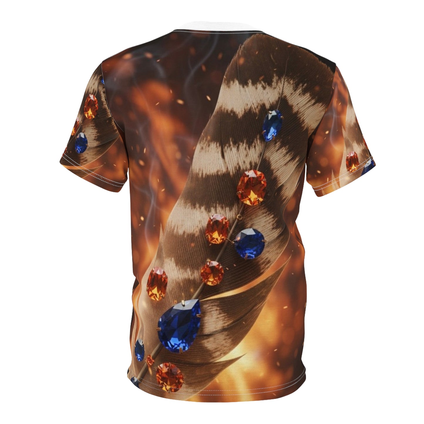 The Monarch Quill: Gilded Amber & Sapphire