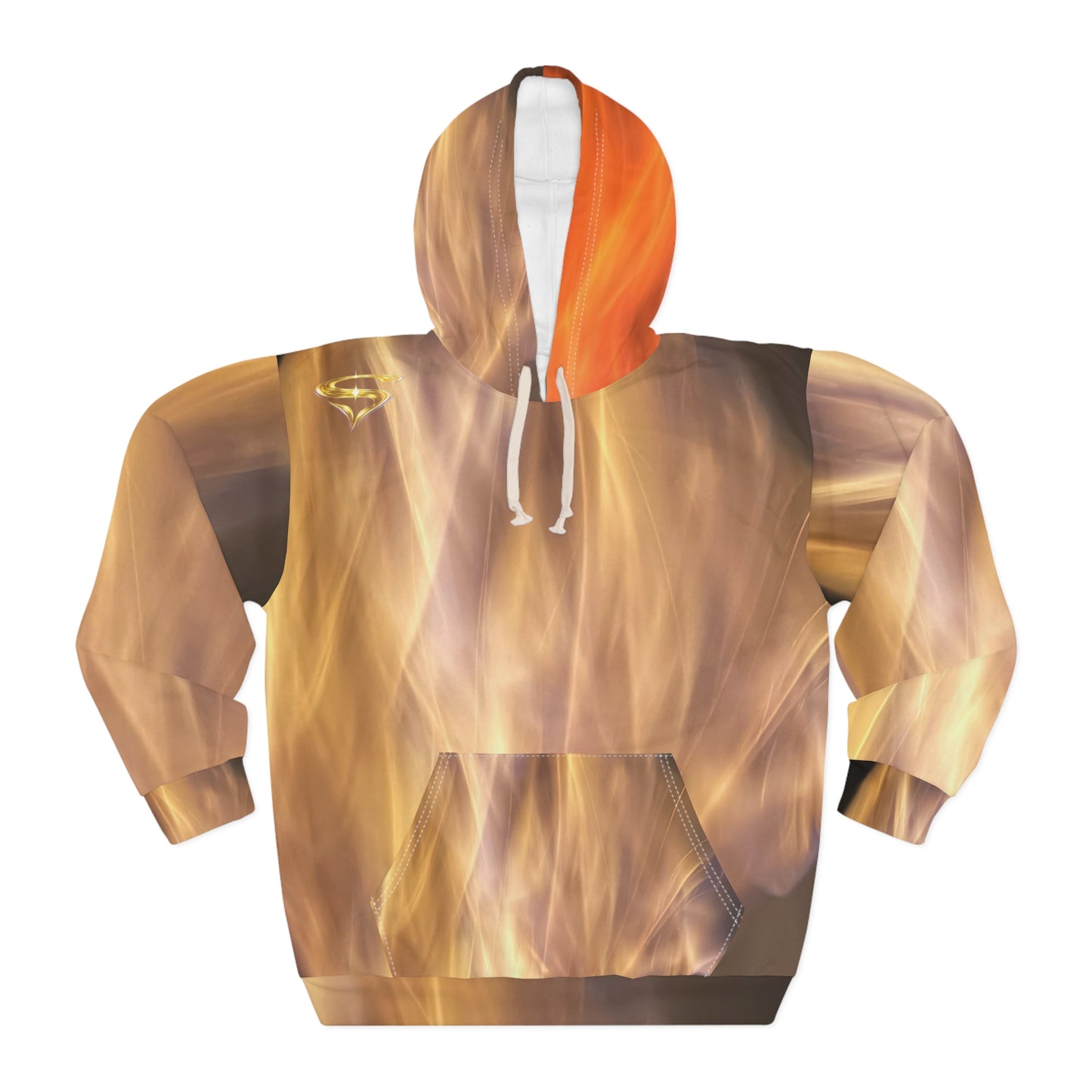🔥 IGNIS VERITATIS — Twin Flame Hoodie 🔥 SPIRYLIT All-Over Print | Unisex | Fire of Truth Edition