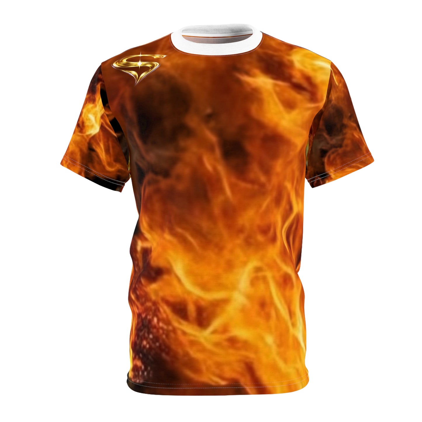 SPIRYLIT Ignis Ember — Living Fire AOP Tee