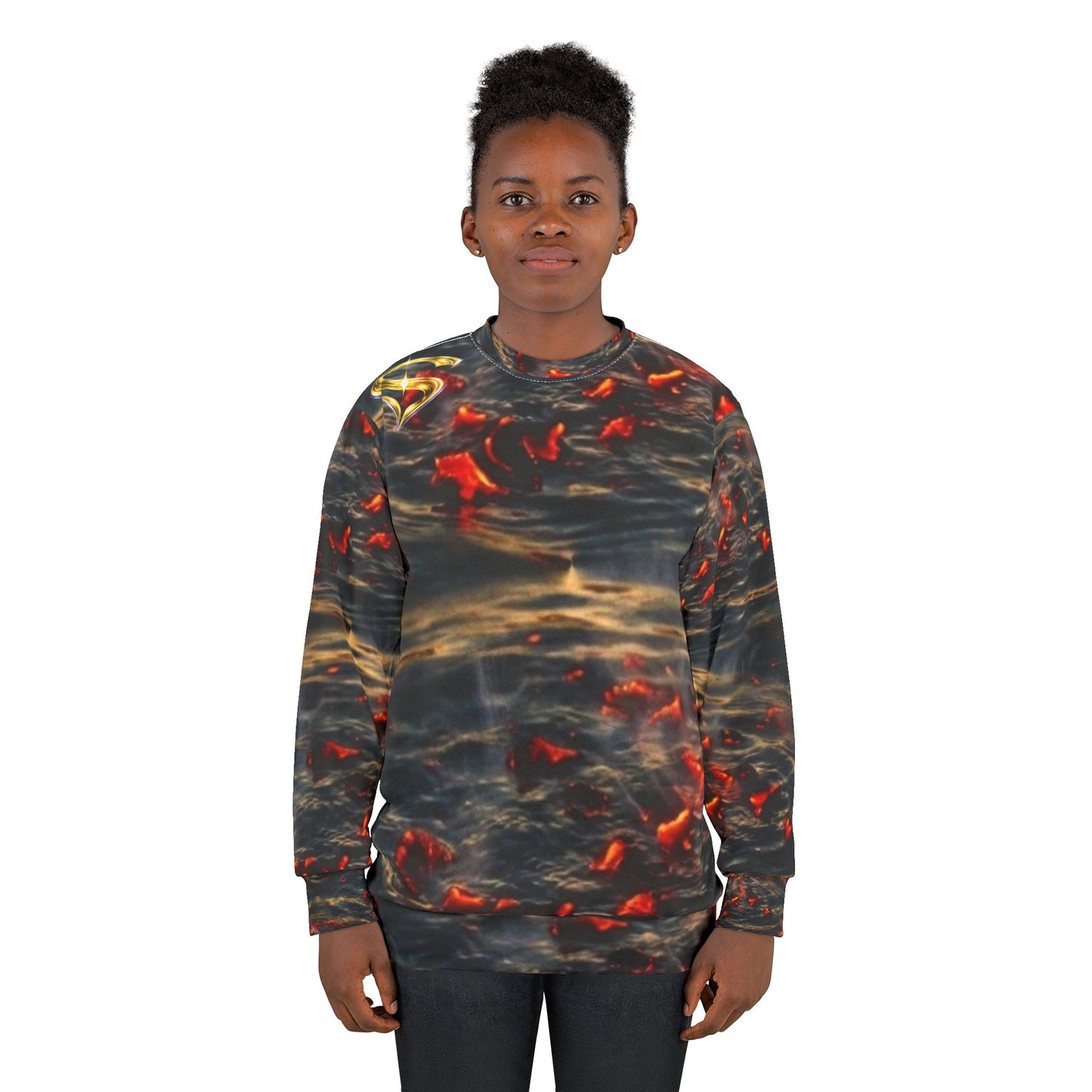 Embers Beneath the Waters™ Crewneck — SPIRYLIT Depths Collection