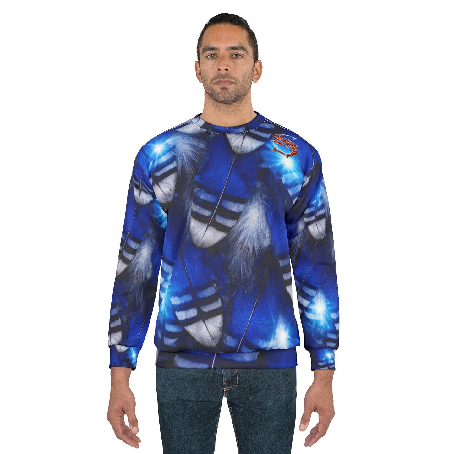 Seraphic Plumes™ Luminous AOP Sweatshirt