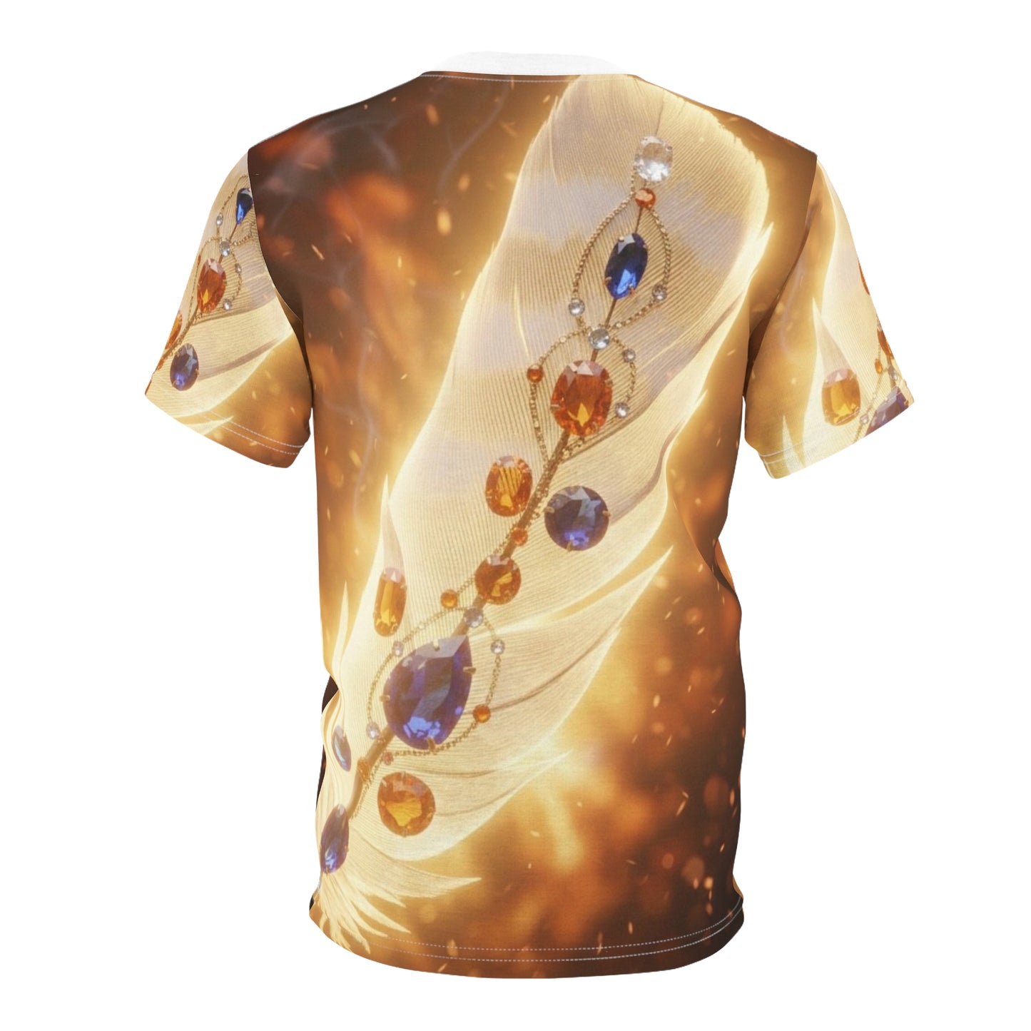 The Sovereign Plume: Azure Gilded Armor