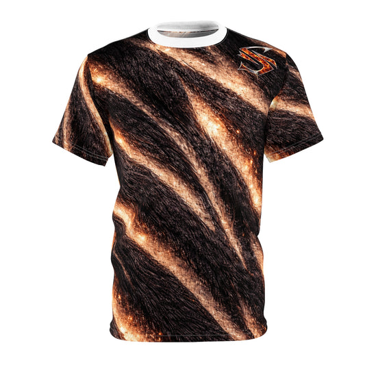 Primal Dominion: The "Tiger Soul" All-Over Print Tee by SPIRYLIT