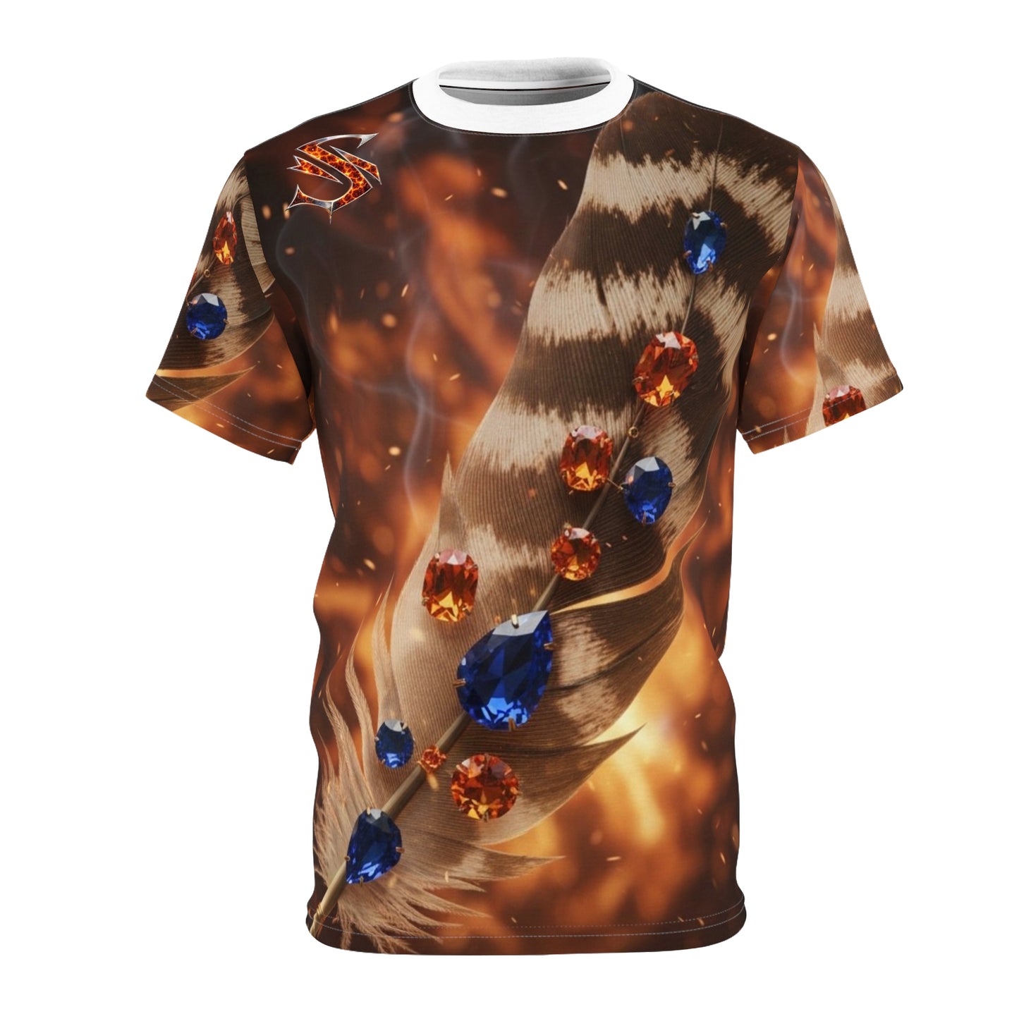 The Monarch Quill: Gilded Amber & Sapphire