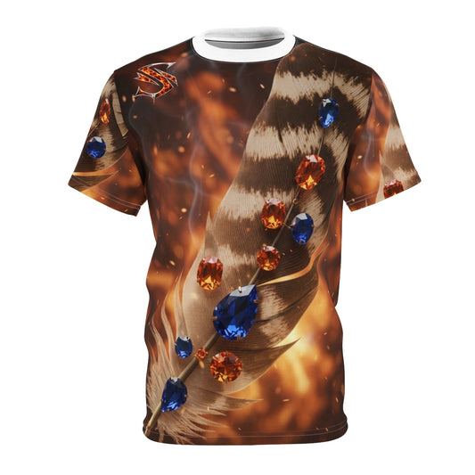 The Monarch Quill: Gilded Amber & Sapphire