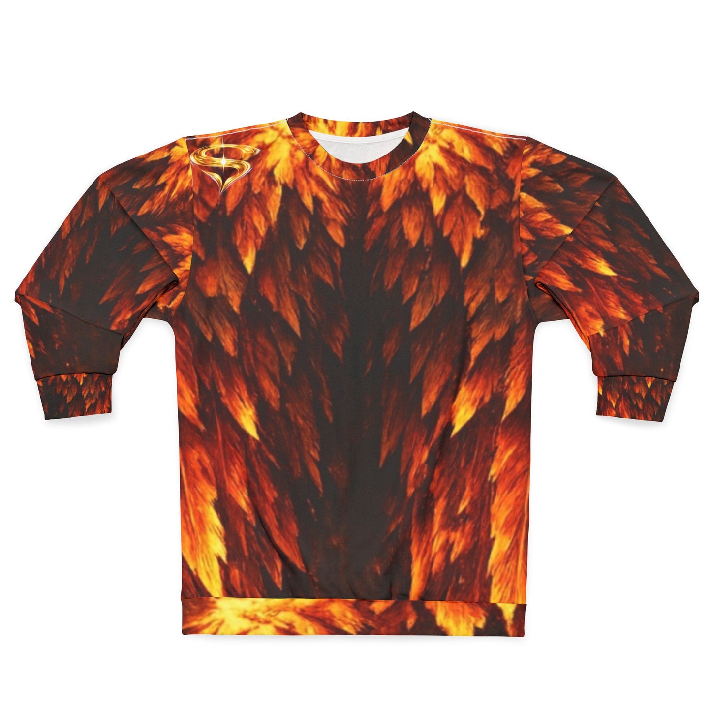 SPIRYLIT "Inferno Seraph" All-Over Print Divine Wings Sweatshirt