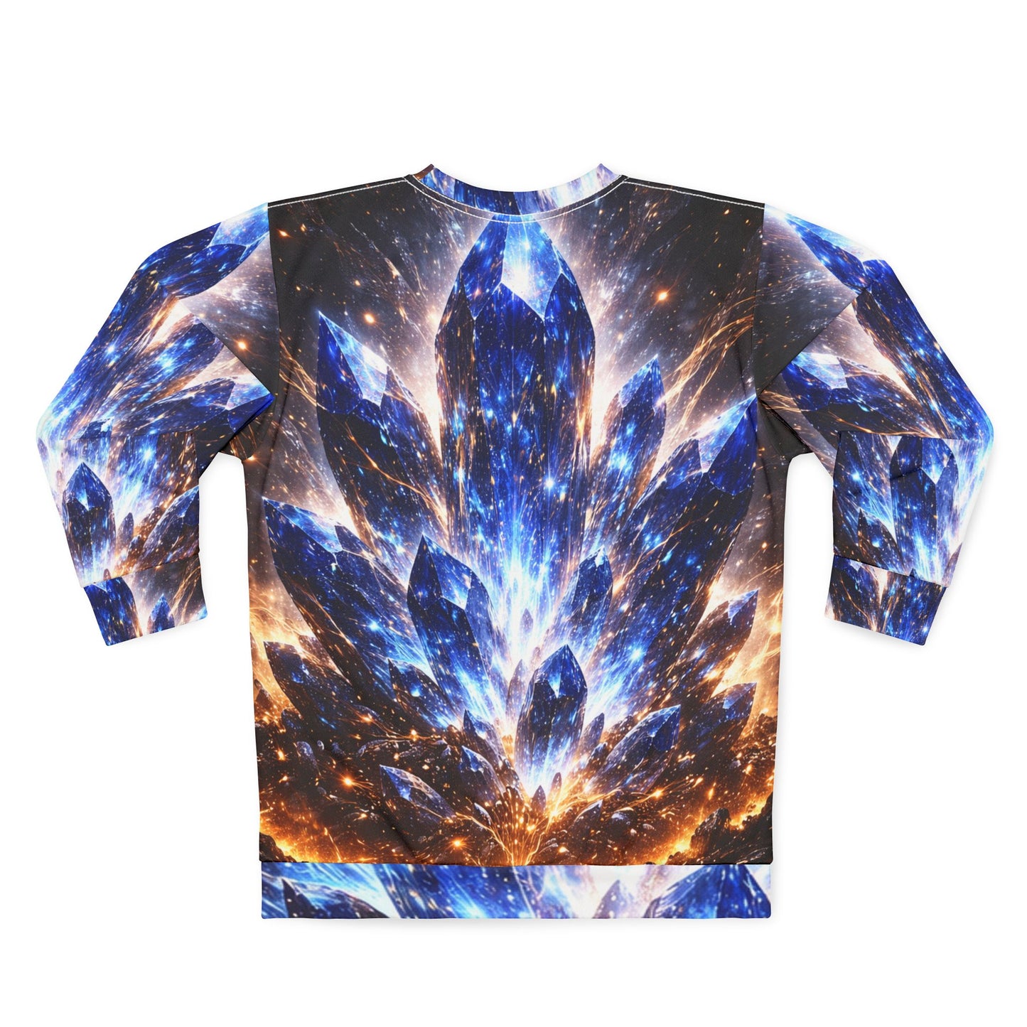 Prism Ascend AOP Sweatshirt — Celestial Crystal Ignition