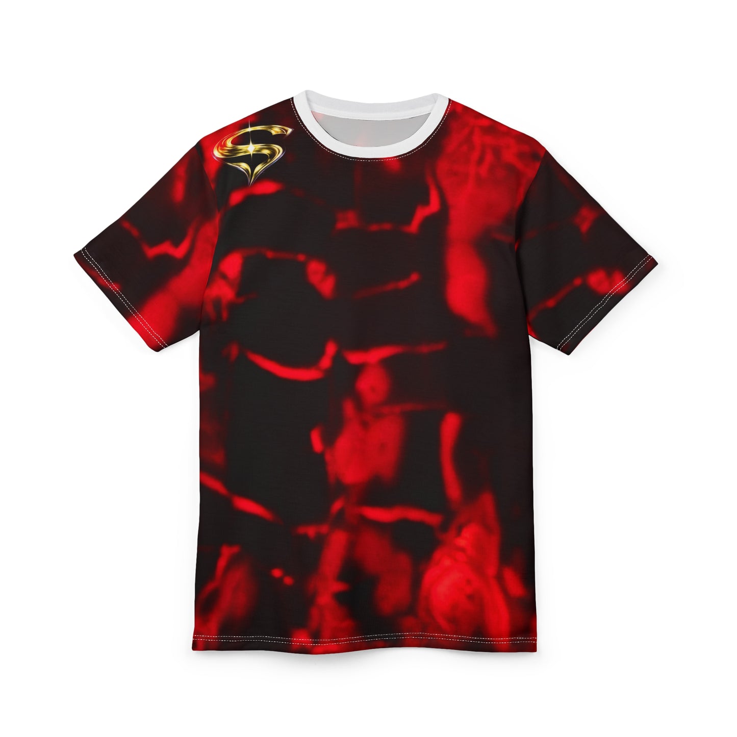 SPIRYLIT Crimson Ember — Molten Fire AOP Tee