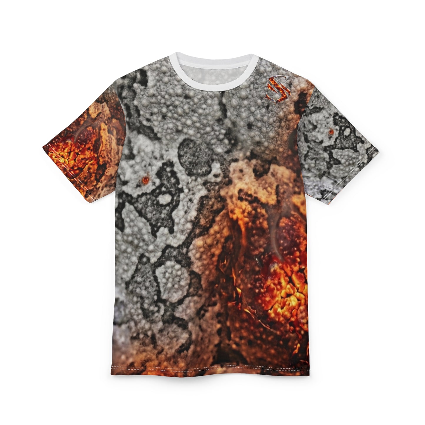 The Inferno Amphibian // Eastern Tree Frog Flame Tee