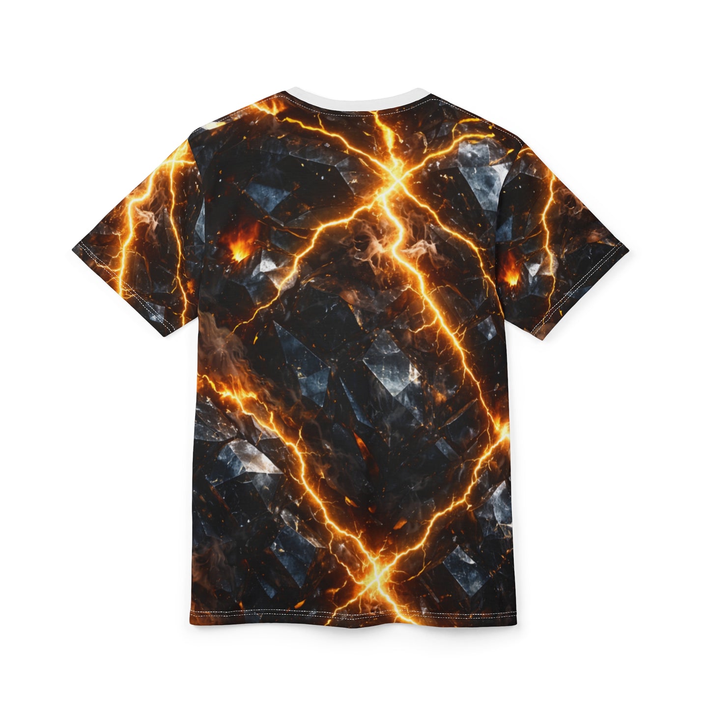 Lava Lightning AOP Tee — Unleashed Voltage