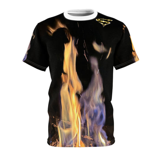 🔥 IGNIS VERITATIS — Twin Flame Tee 🔥 SPIRYLIT All-Over Print | Unisex | Fire of Truth Edition
