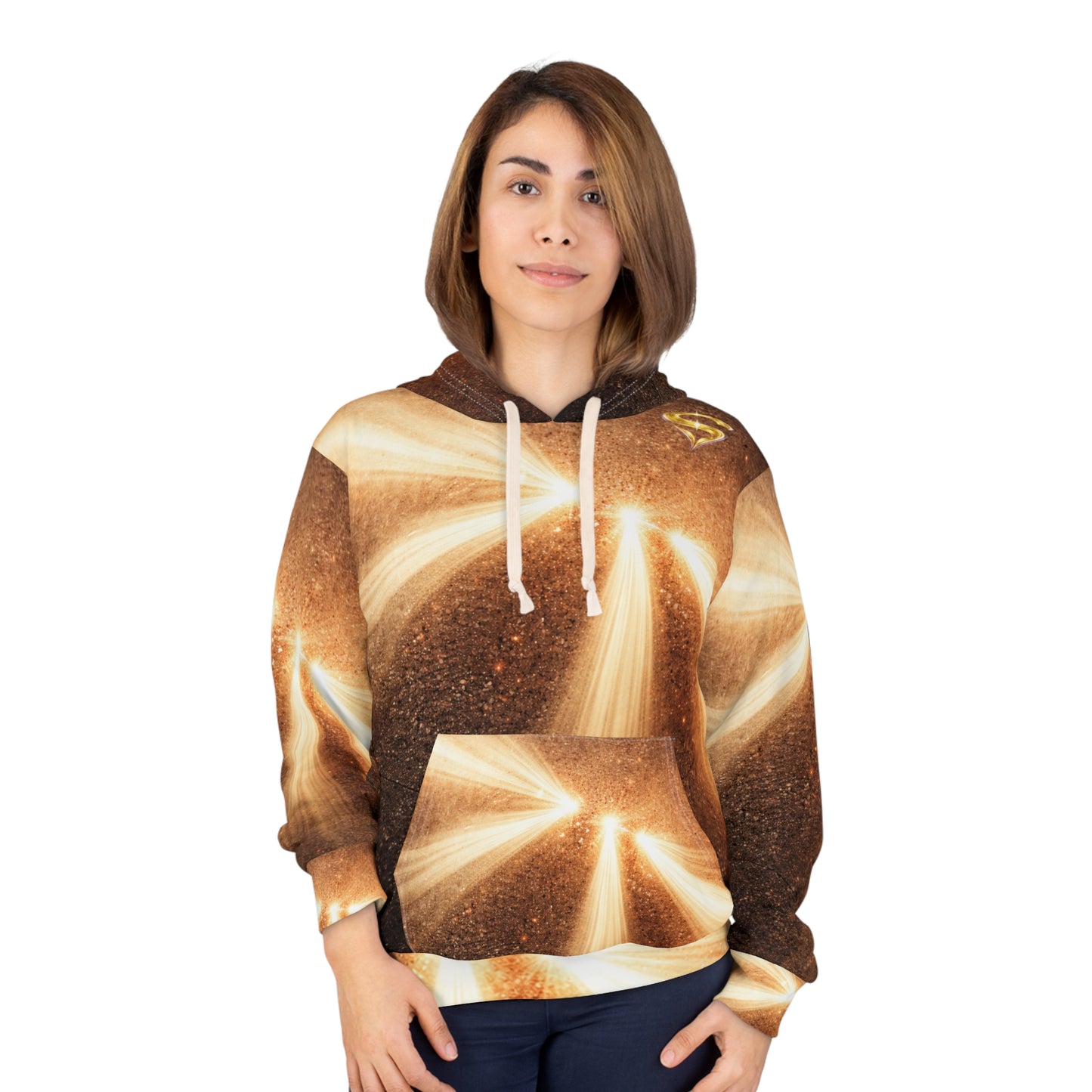 Lux Veritatis: The Celestial Beacon Hoodie