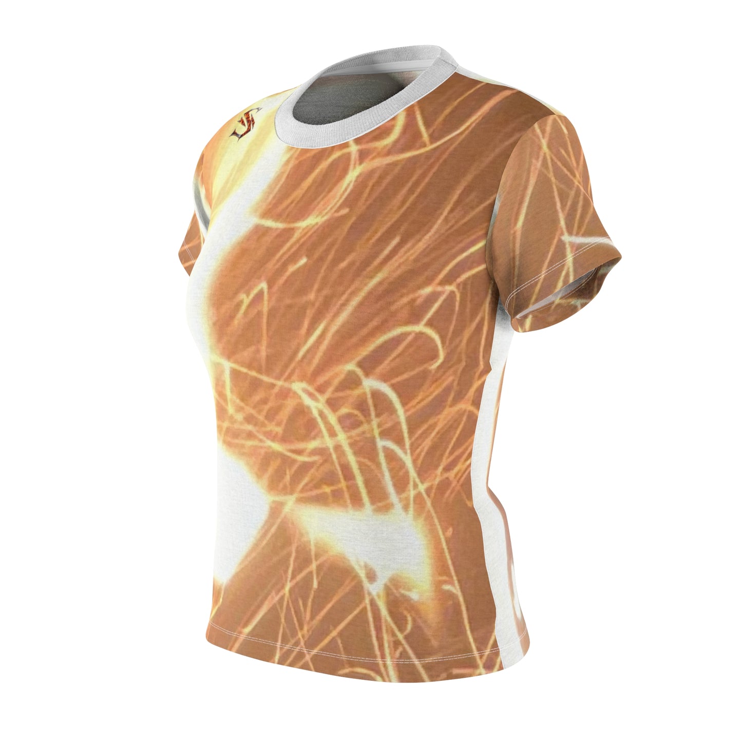 Women's Abstract Flame Print Tee
