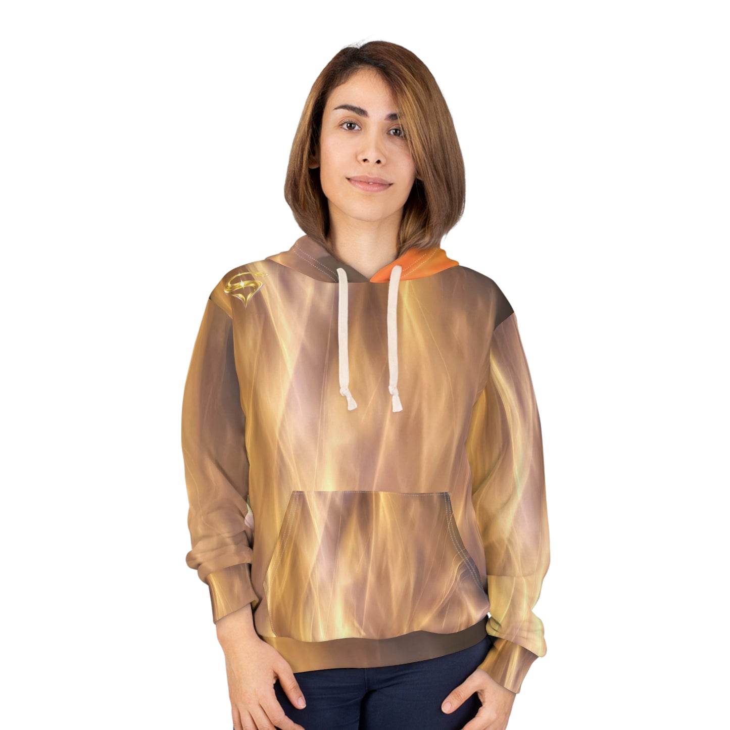 🔥 IGNIS VERITATIS — Twin Flame Hoodie 🔥 SPIRYLIT All-Over Print | Unisex | Fire of Truth Edition