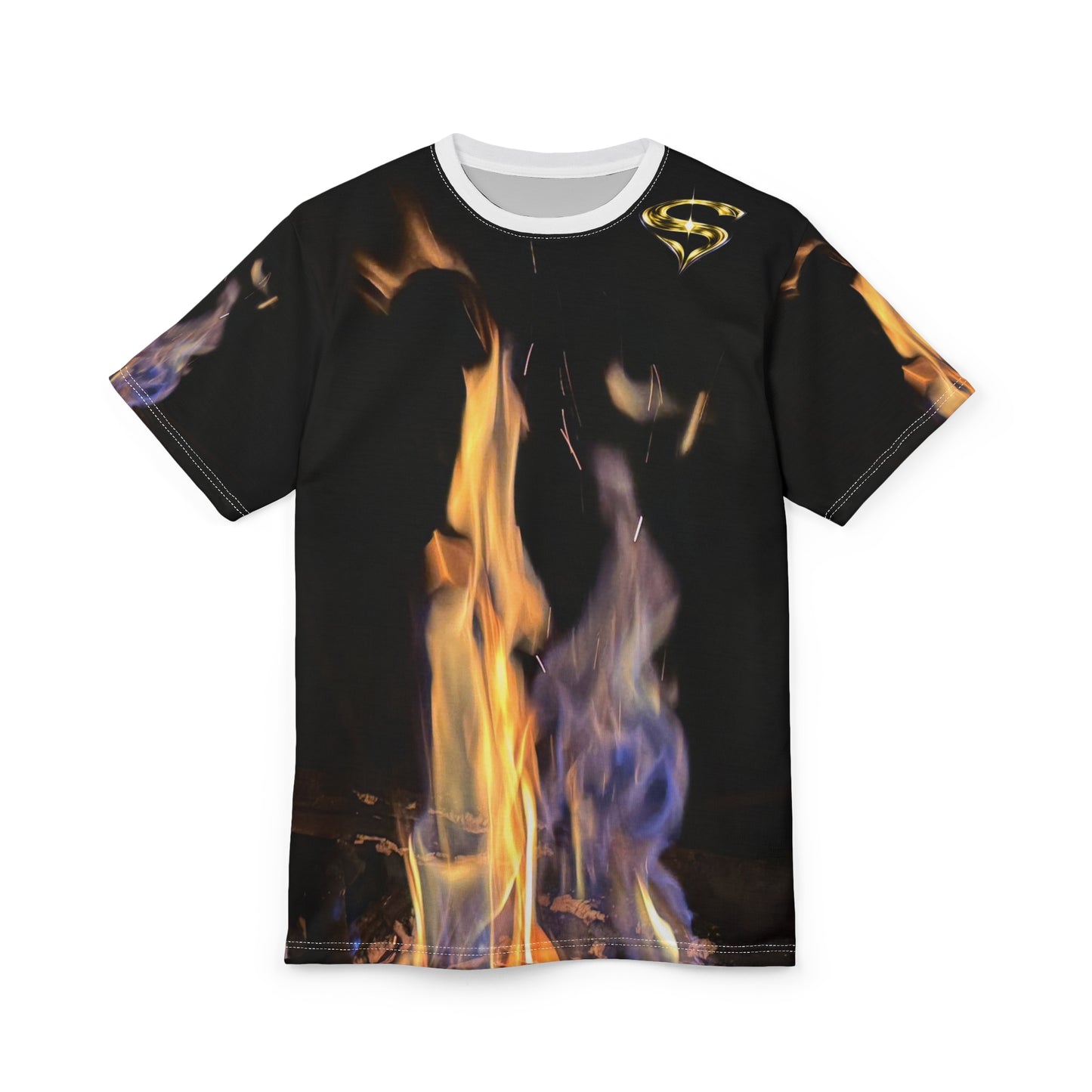 🔥 IGNIS VERITATIS — Twin Flame Tee 🔥 SPIRYLIT All-Over Print | Unisex | Fire of Truth Edition