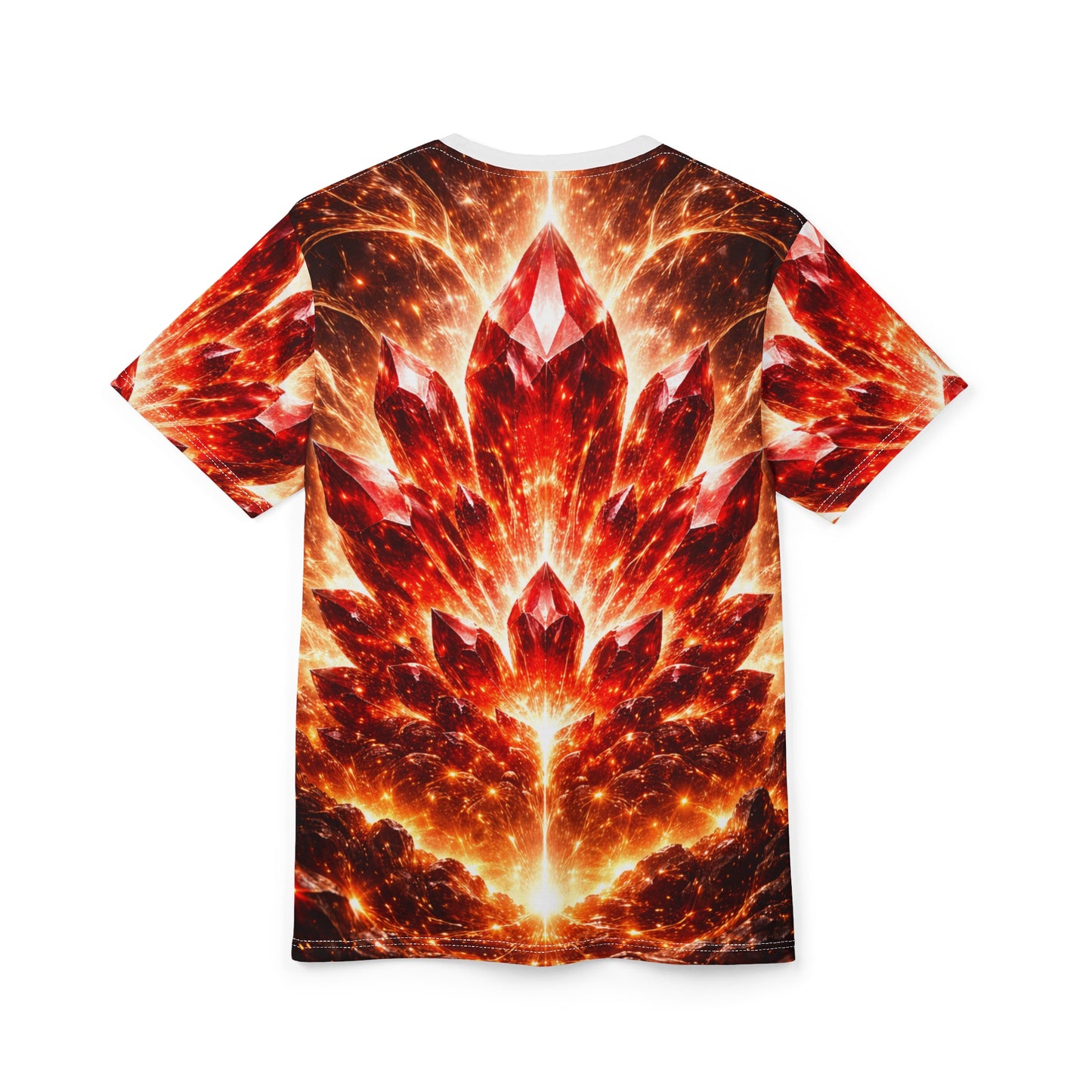 Infernal Ascension – Celestial Fire Crystal AOP Tee