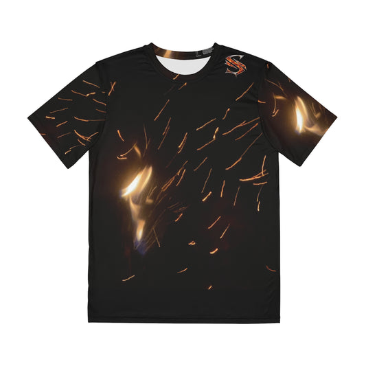 Flame Sparks All-Over Print Tee