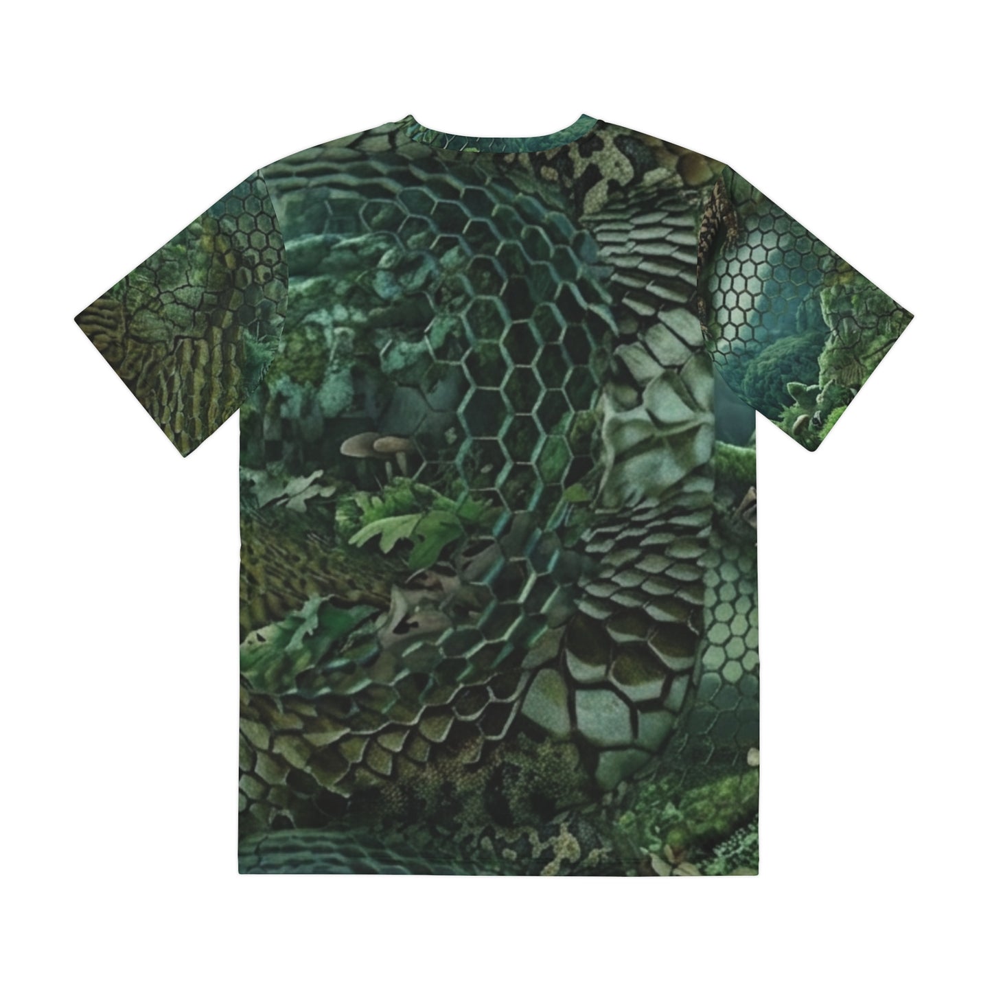 NUMEN NATURAE Hex-Jungle Tee – SPIRYLIT "Verdant Mesh" Edition