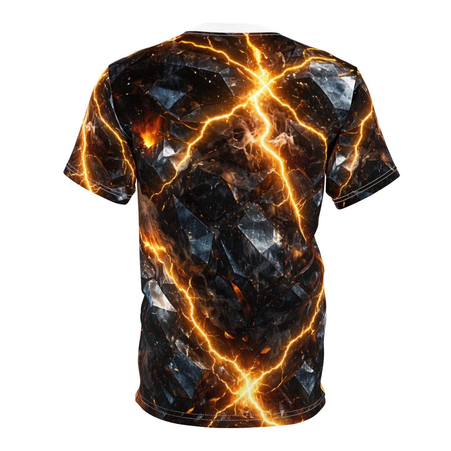 Lava Lightning AOP Tee — Unleashed Voltage