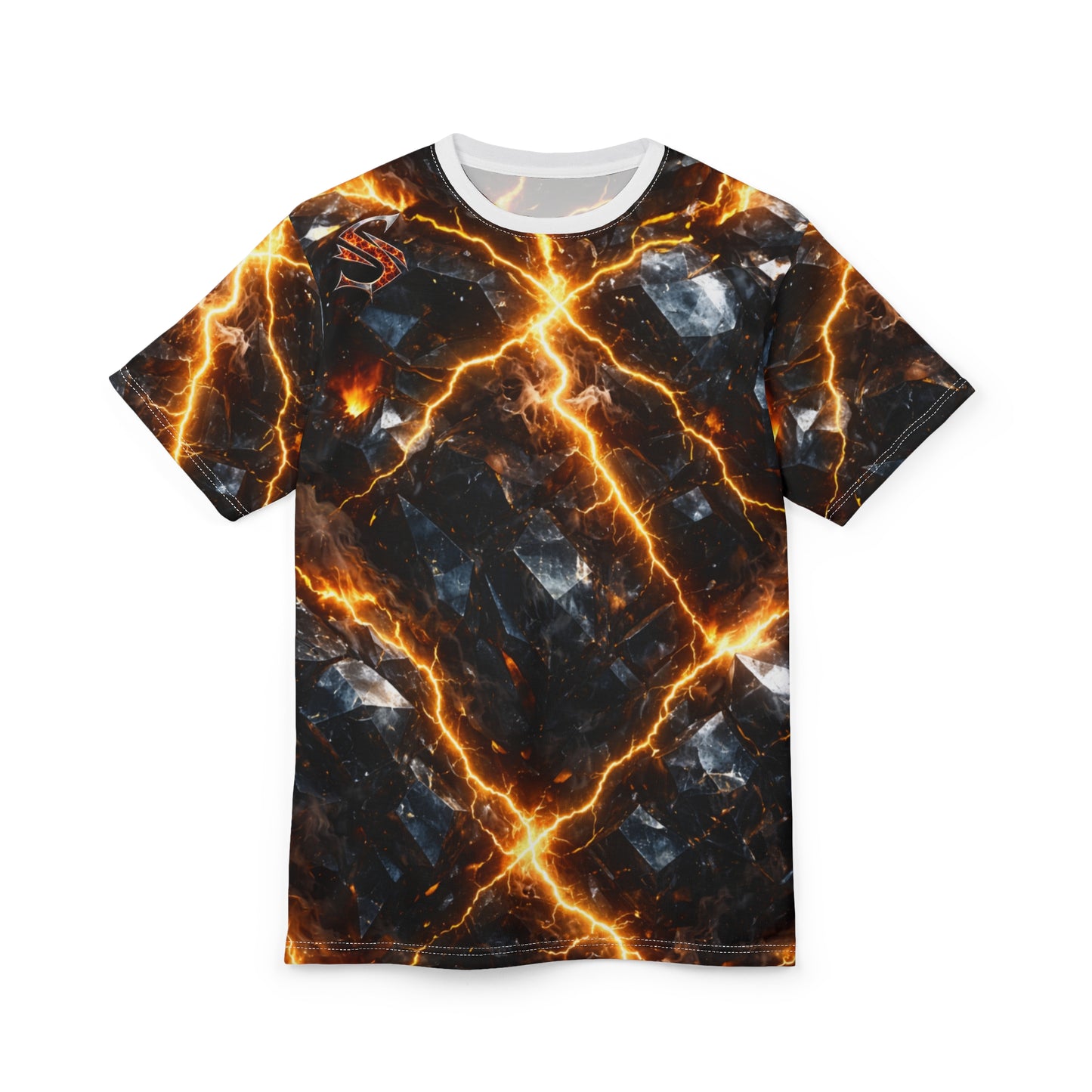 Lava Lightning AOP Tee — Unleashed Voltage